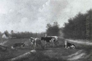 Kuhherde Auf Der Weide Kuhherde Auf Der Weide