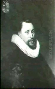 Portrait De Amelis Van Hoogeveen Bourgmestre De Outfangen,  Pres De Leyde by Anthony van Ravesteyn the Younger