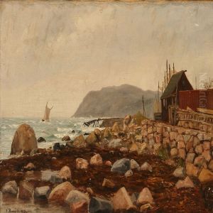 Coastal Scene by Louise Bonfils