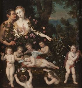 Allegorie Der Schmerzlichen Liebe by Dirk de Quade van Ravesteyn