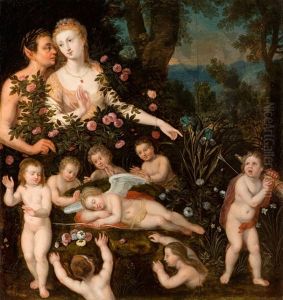 Allegorie Der Liebe by Dirk de Quade van Ravesteyn