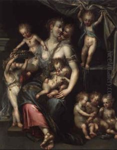 Allegorie De La Fecondite by Dirk de Quade van Ravesteyn