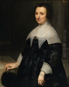 Portrait Of Lucretia Van Der Meulen by Jan Anthonisz Van Ravesteyn