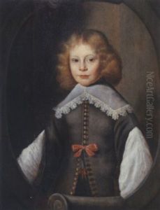 Portrait Of A Boy In A Grey Jerkin And A White Shirt by Jan Anthonisz Van Ravesteyn