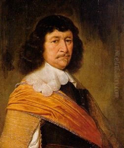 Portrait Of A Burgher, Wearing An Orange Sash Of Office