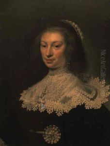 Portrait Of A Lady, Half-length, Wearing A Black Dress Portrait Of A Lady, Half-length, Wearing A Black Dress