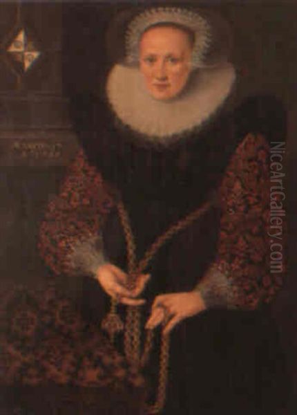 Portrait De Jeune Femme A La Collerette - view 1