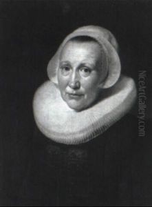 Portrait Of A Lady With A Wheel Ruff And Linen Cap Portrait Of A Lady With A Wheel Ruff And Linen Cap