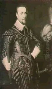 A Portrait Of A Nobleman As An Officer by Jan Anthonisz Van Ravesteyn