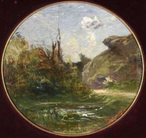 Paysage by Auguste Francois Ravier