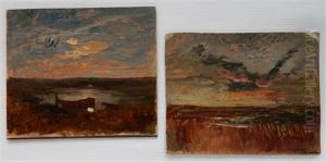 Landscape by Auguste Francois Ravier
