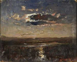 Le Nuage Cachant La Lune by Auguste Francois Ravier