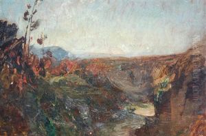 Gorges De La Fusa by Auguste Francois Ravier