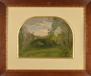 Paysage A Cremieu by Auguste Francois Ravier