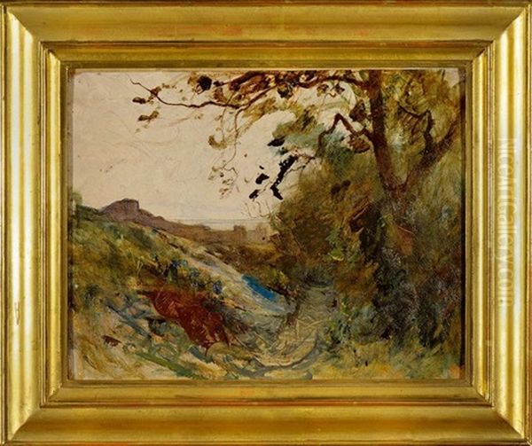 Etude De Paysage, Sous Les Remparts De Cremieu (study) - view 1