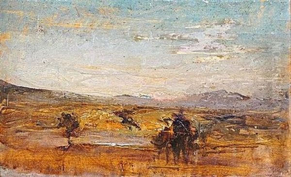 Paysage Au Soleil Couchant - view 1