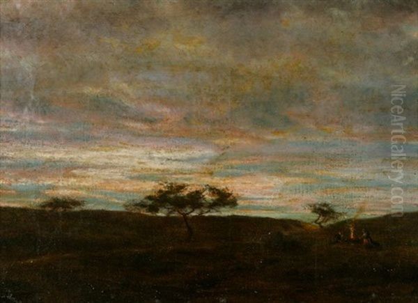 By The Fire At Dusk - view 1