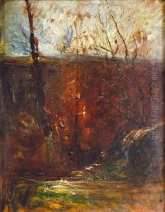 Paysage D'automne by Auguste Francois Ravier