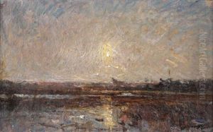 Coucher De Soleil by Auguste Francois Ravier