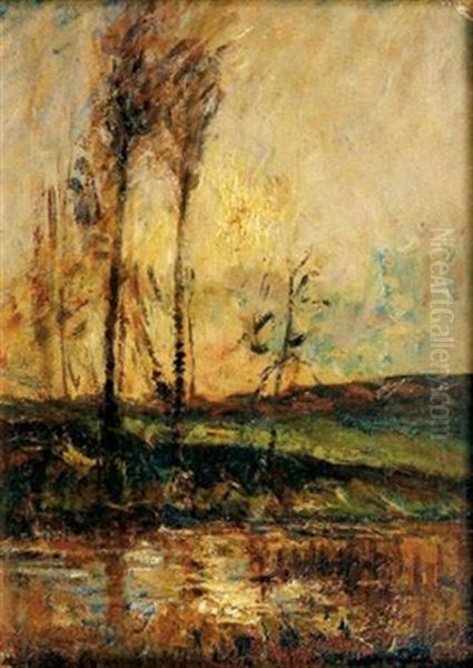 Peupliers En Bord De Riviere - view 1