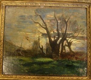 Paysage Aux Arbres by Auguste Francois Ravier