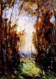 Sous-bois by Auguste Francois Ravier
