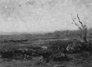 Paysage, Le Soir by Auguste Francois Ravier