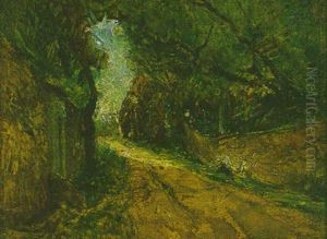 Chemin De Cremieu A Optevoz by Auguste Francois Ravier