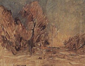 La Route De Vezeronce by Auguste Francois Ravier