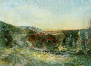 Vallon Au Crepuscule by Auguste Francois Ravier
