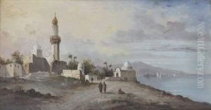 Bord De Cote En Afrique Du Nord by Ferdinand Bonheur