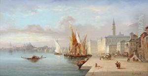 Vue De Venise by Ferdinand Bonheur