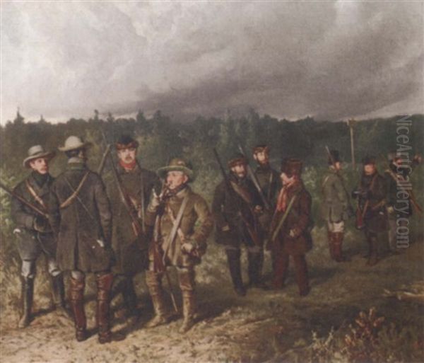 Hunting Party Of German Junkers - view 1