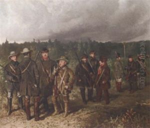 Hunting Party Of German Junkers