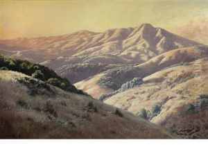 Mount Tamalpais From Near Mill Valley, Marin County, California
