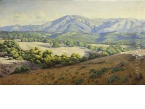 Mount Hood From Near The Ruins Of Jack London's Home, Sonoma County, California by Louis Edward Rea