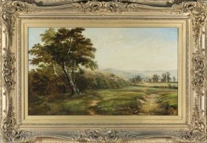 Landscape With Mountains In The Distance Landscape With Mountains In The Distance