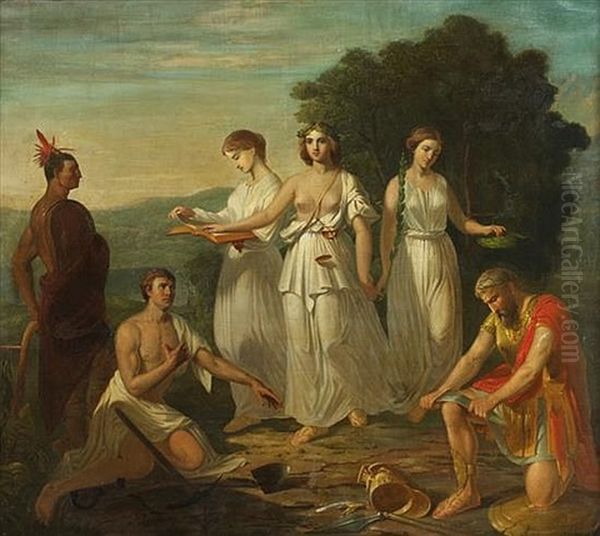 Allegory Of The Settlement Of The West - view 1