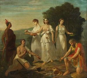 Allegory Of The Settlement Of The West by Thomas Buchanan Read