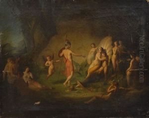 Titania And Puck (midsummer Night's Dream)