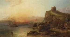 Sunset Over The Coast by William James Durant Ready