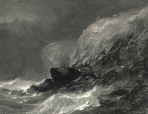 Crashing Waves by William James Durant Ready