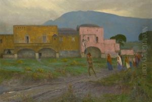 Procession En Italie by Maurice Realier-Dumas