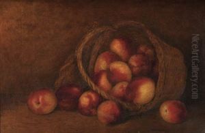 Still Life With Peaches by Carducius Plantagenet Ream