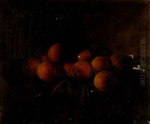 A Still Life With Peaches by Carducius Plantagenet Ream