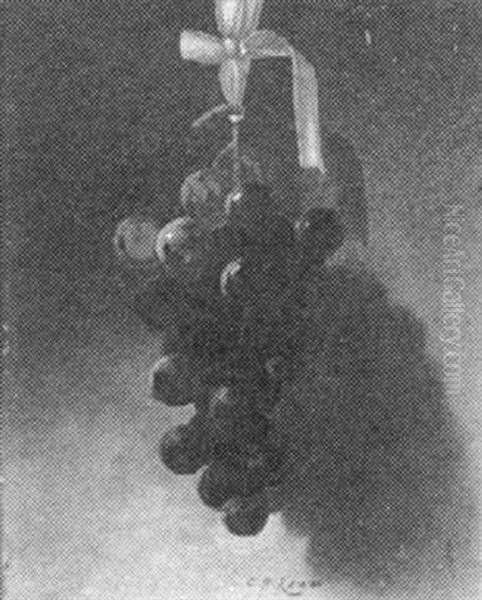 Still Life Of Grape Cluster - view 1