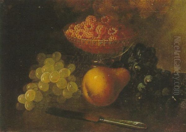 Still Life With Fruit And A Knife - view 1