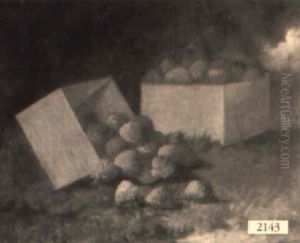 Still Life Of Strawberries by Carducius Plantagenet Ream