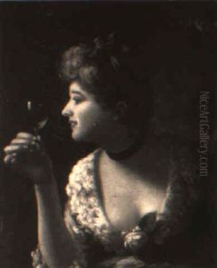 Woman With A Glass Of Wine