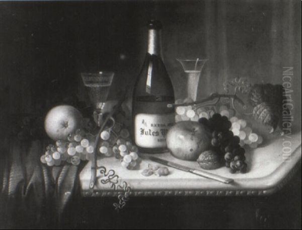 Still Life With Fruit And Champagne - view 1